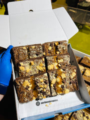 6 Millionaires Shortbread Brownies - Northern Brownies