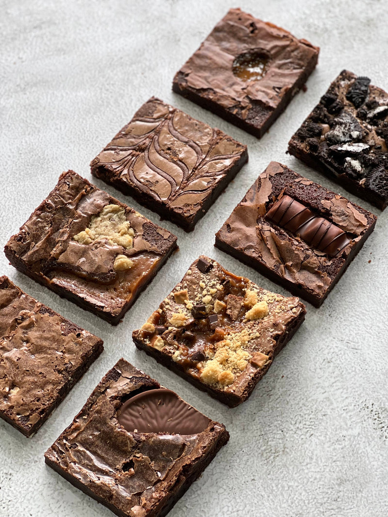 Mixed Box of 8 Brownies - Northern Brownies