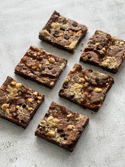 6 Millionaires Shortbread Brownies - Northern Brownies