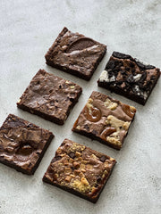 Classic Mixed Box No Nuts! - 6 brownies - Northern Brownies